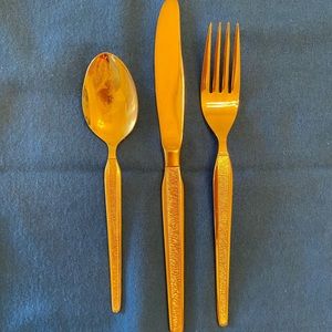 Royalton Elegance Gold Plated Flatware 6 Settings